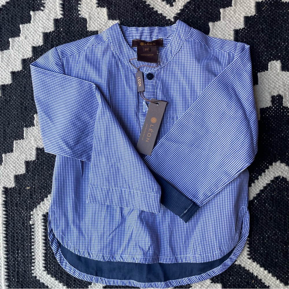 Theo tunic gingham